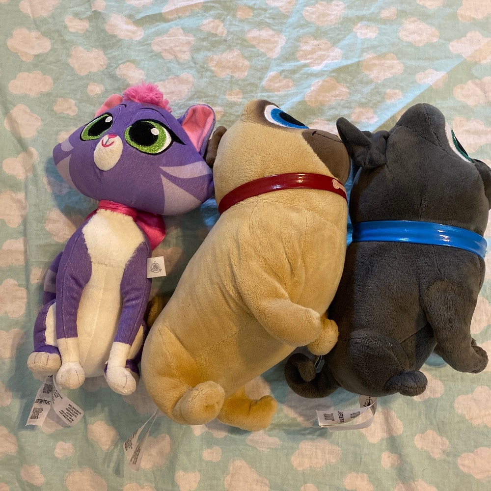 Large Bingo and Rollie and Hissy